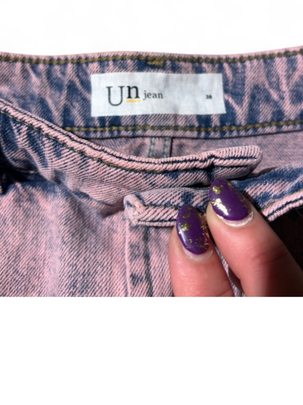 Y2K Denim Mini Skirt + Distressed Black Denim Shorts Bundle NWOT - Picture 3 of 6